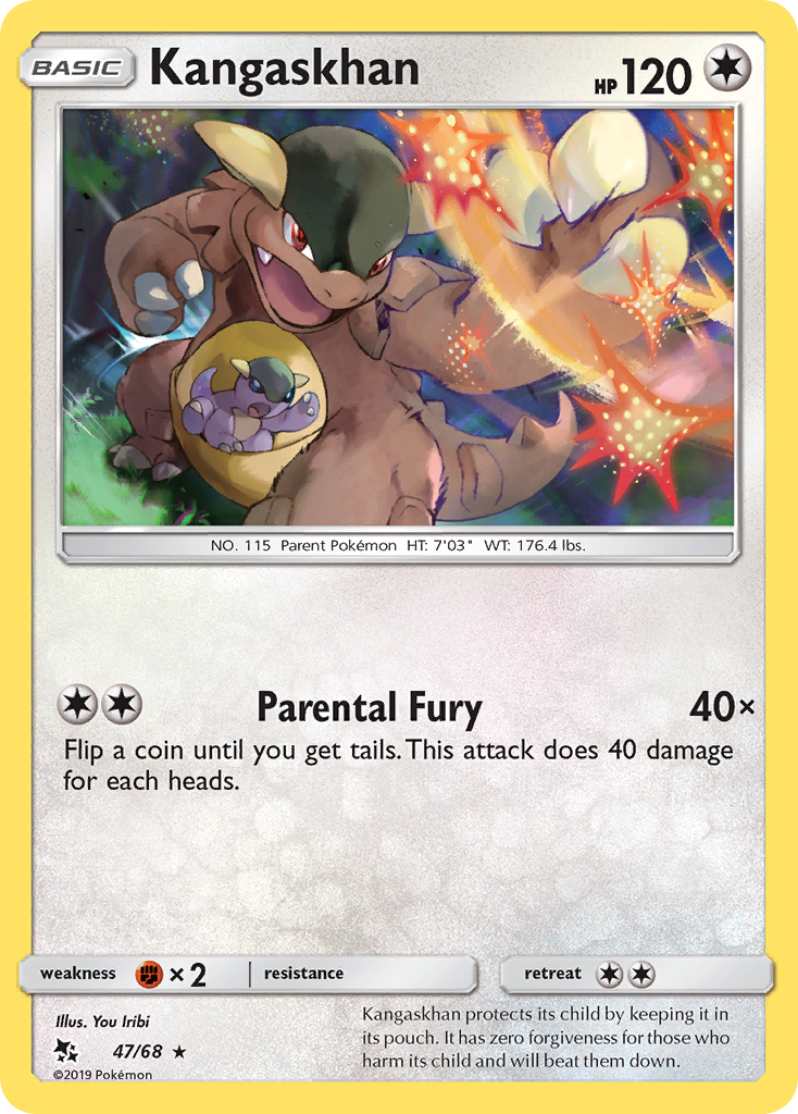 Kangaskhan — Hidden Fates #047 / 68