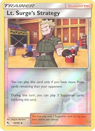Lt. Surge's Strategy