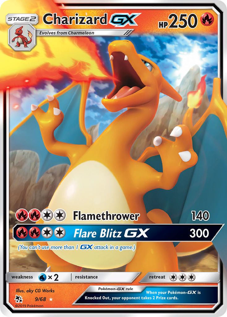 Charizard-GX — Hidden Fates #009 / 68