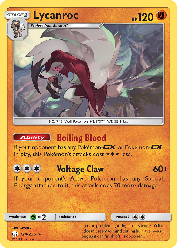 Lycanroc — Cosmic Eclipse #124 / 236