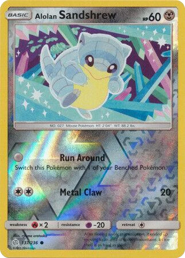 Alolan Sandshrew — Cosmic Eclipse #137 / 236