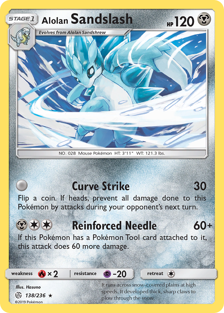 Alolan Sandslash — Cosmic Eclipse #138 / 236