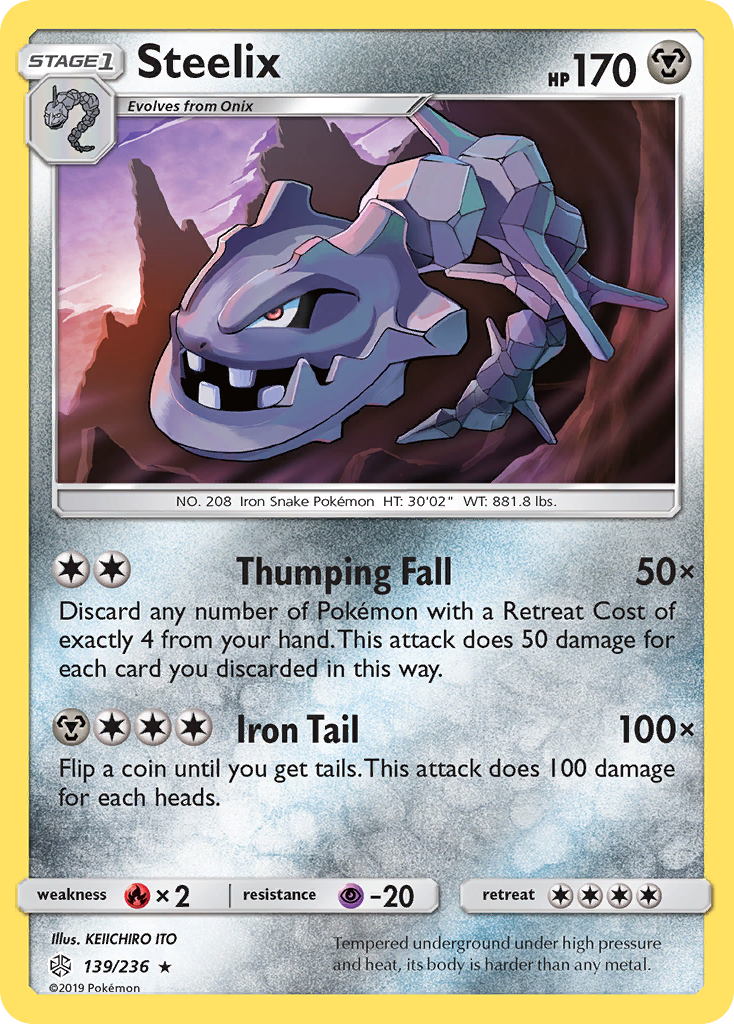 Steelix — Cosmic Eclipse #139 / 236