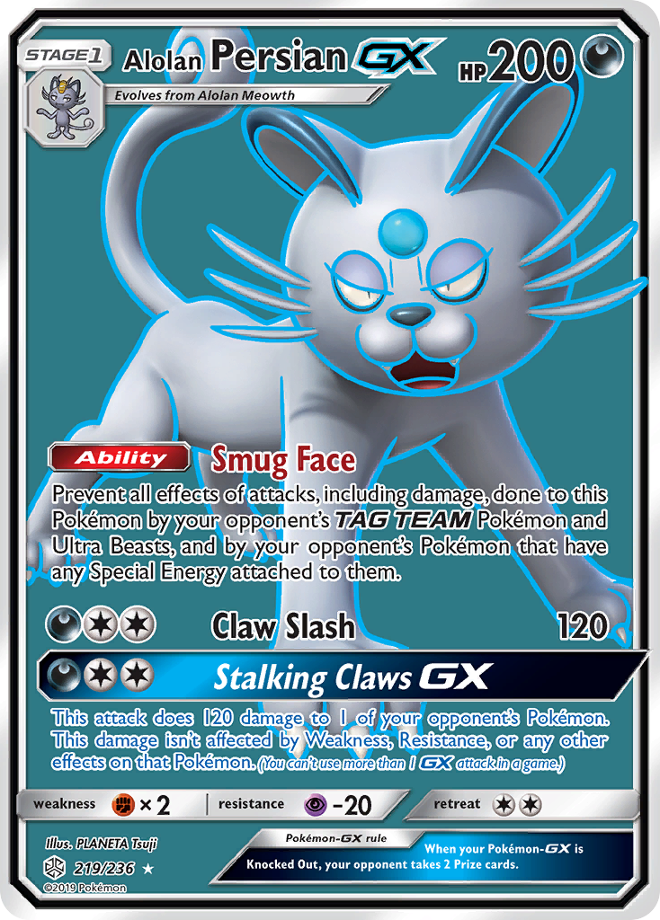 Alolan Persian-GX — Cosmic Eclipse #219 / 236