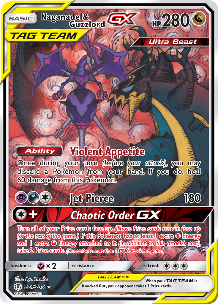 Naganadel & Guzzlord-GX — Cosmic Eclipse #224 / 236