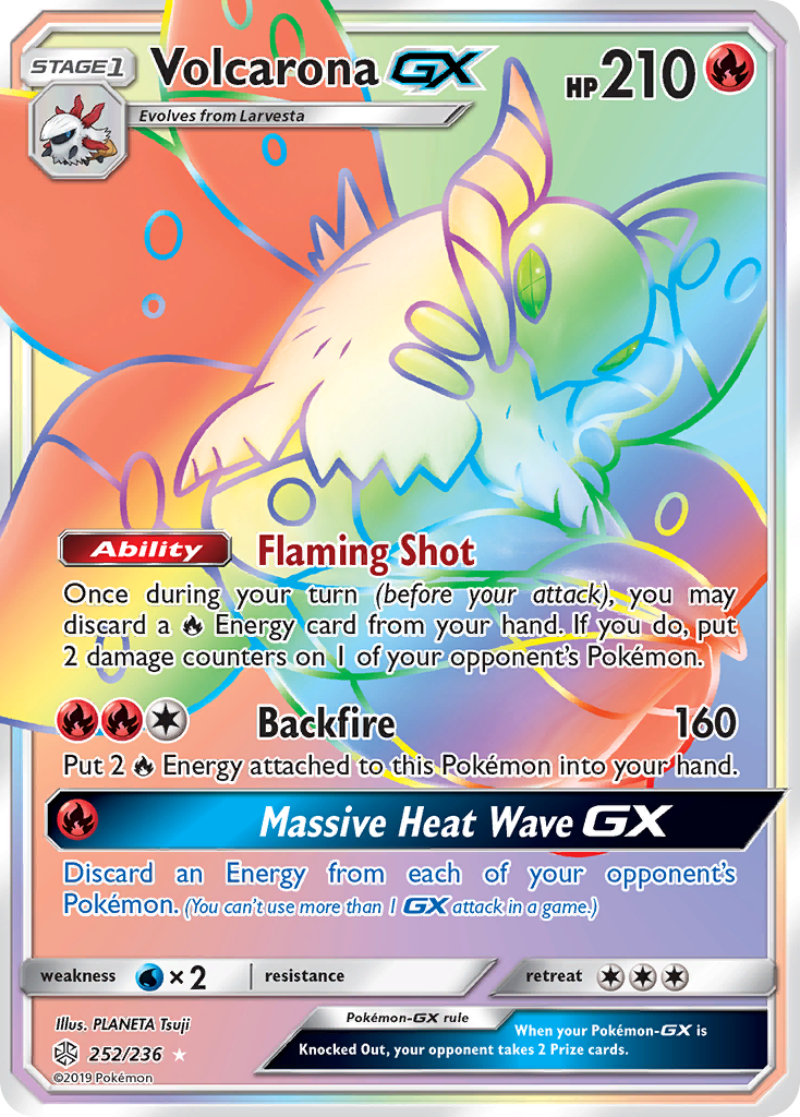 Volcarona-GX — Cosmic Eclipse #252 / 236