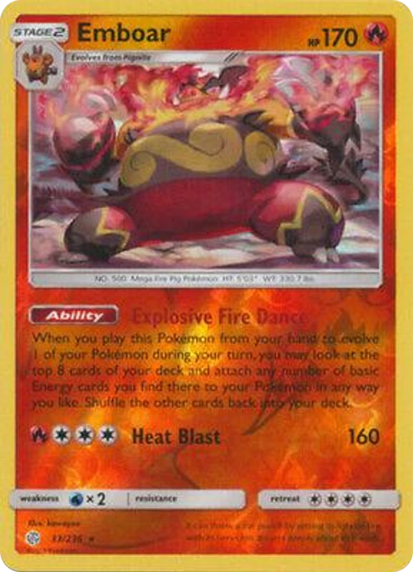 Emboar — Cosmic Eclipse #033 / 236