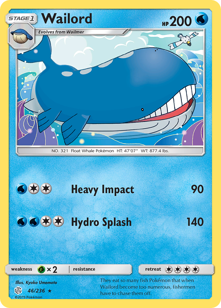 Wailord — Cosmic Eclipse #046 / 236
