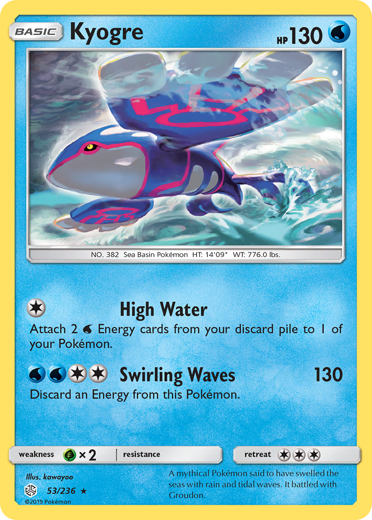 Kyogre — Cosmic Eclipse #053 / 236