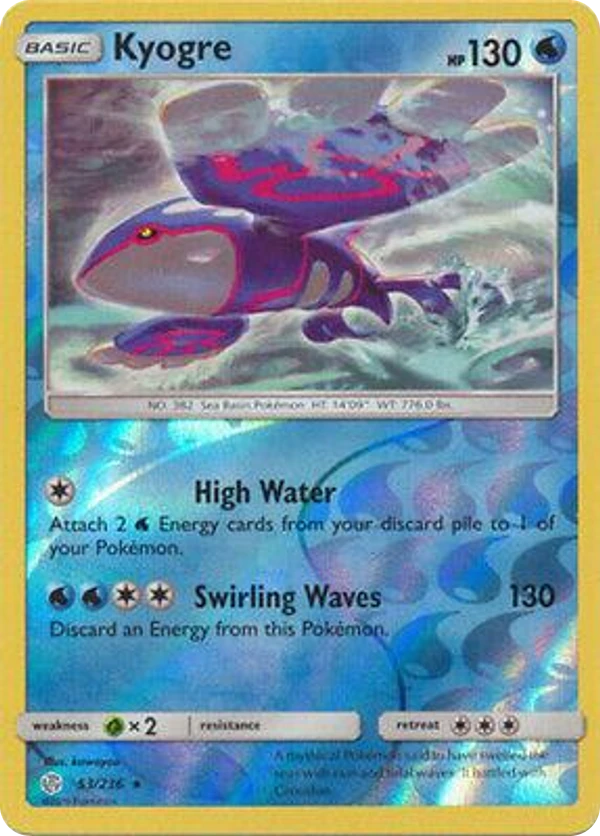 Kyogre — Cosmic Eclipse #053 / 236