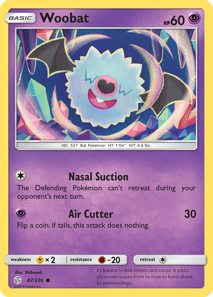 Woobat — Cosmic Eclipse #087 / 236