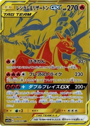 Reshiram & Charizard GX — TAG TEAM GX: Tag All Stars #220 / 173