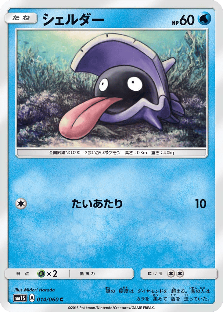 Shellder — Collection Sun #014 / 60