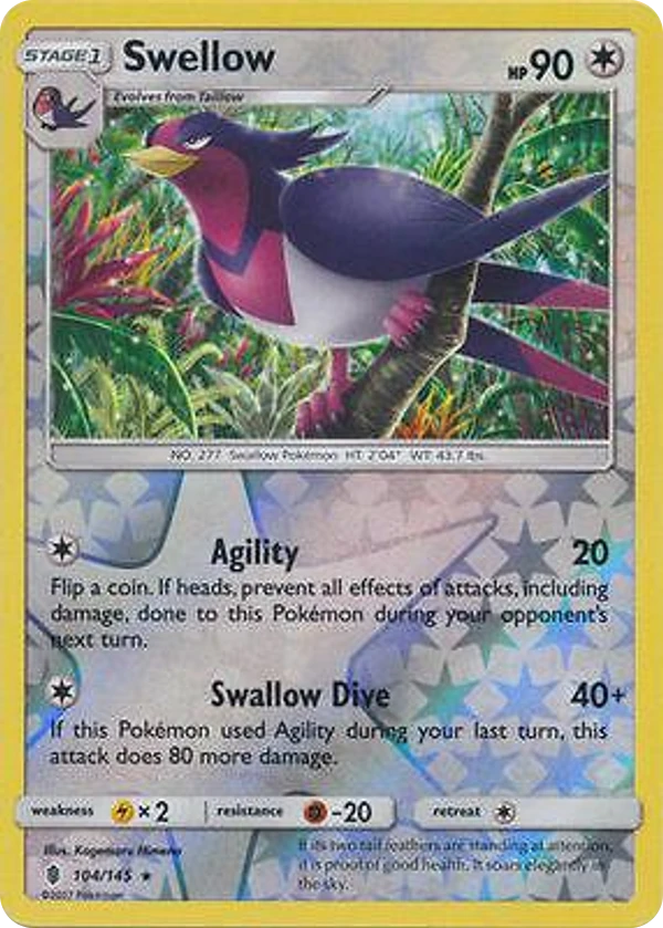 Swellow — Guardians Rising #104 / 145