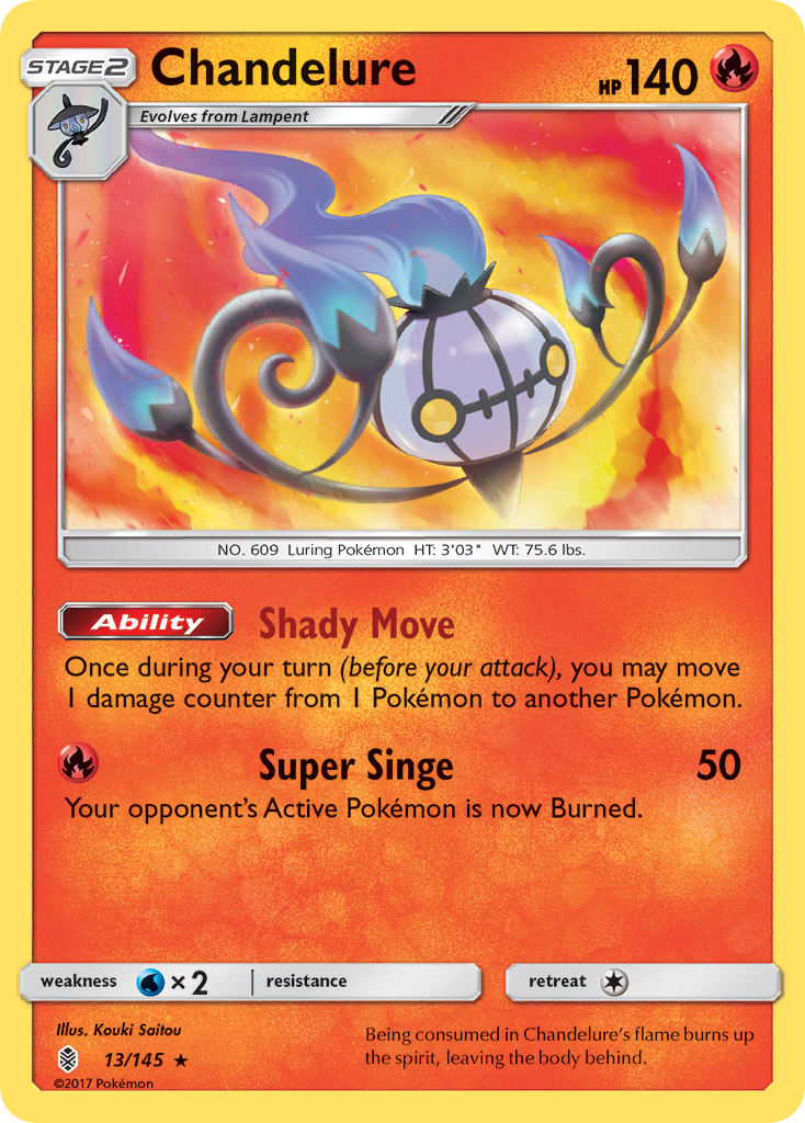 Chandelure — Guardians Rising #013 / 145