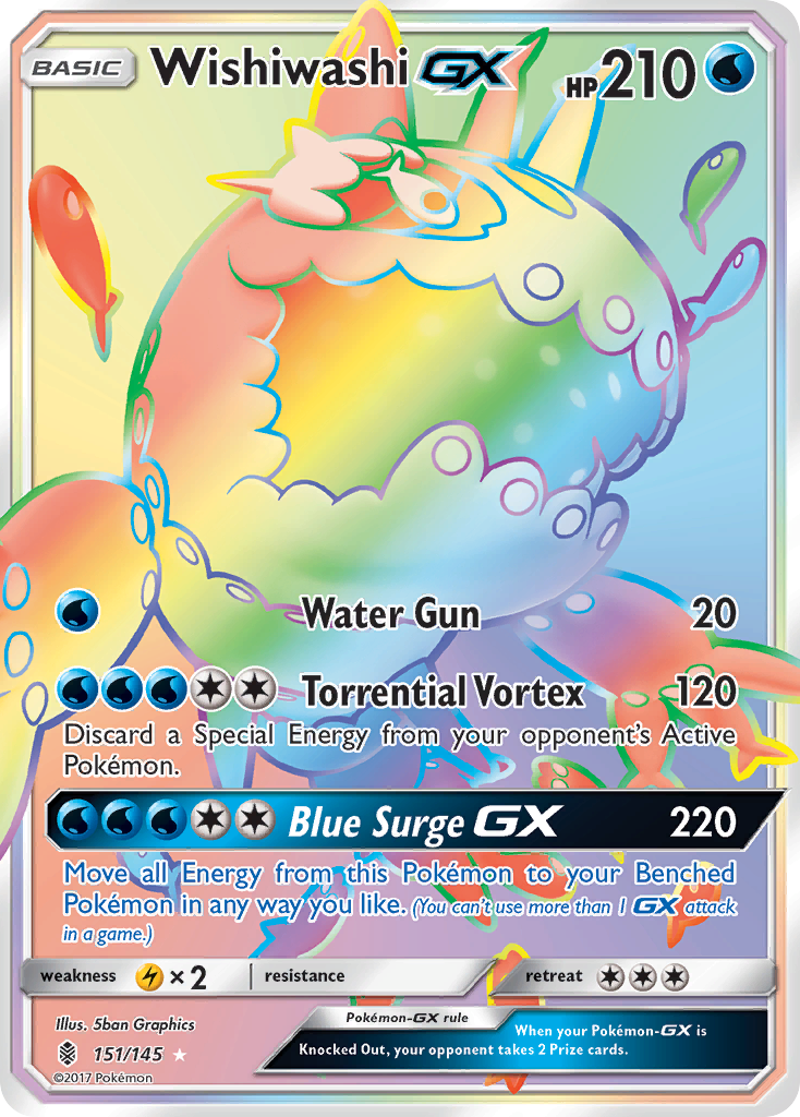 Wishiwashi-GX — Guardians Rising #151 / 145