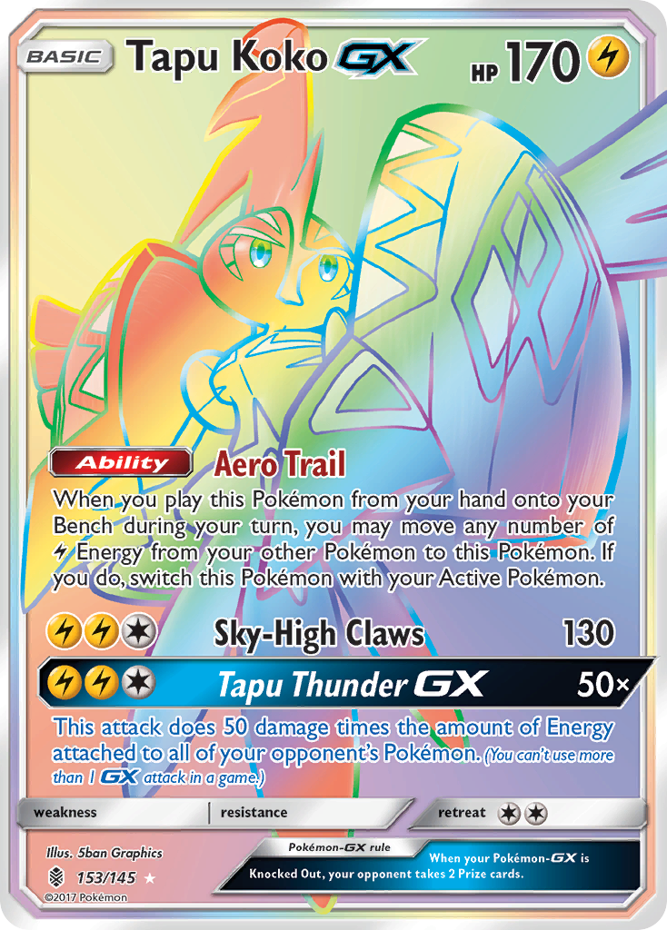 Tapu Koko-GX — Guardians Rising #153 / 145