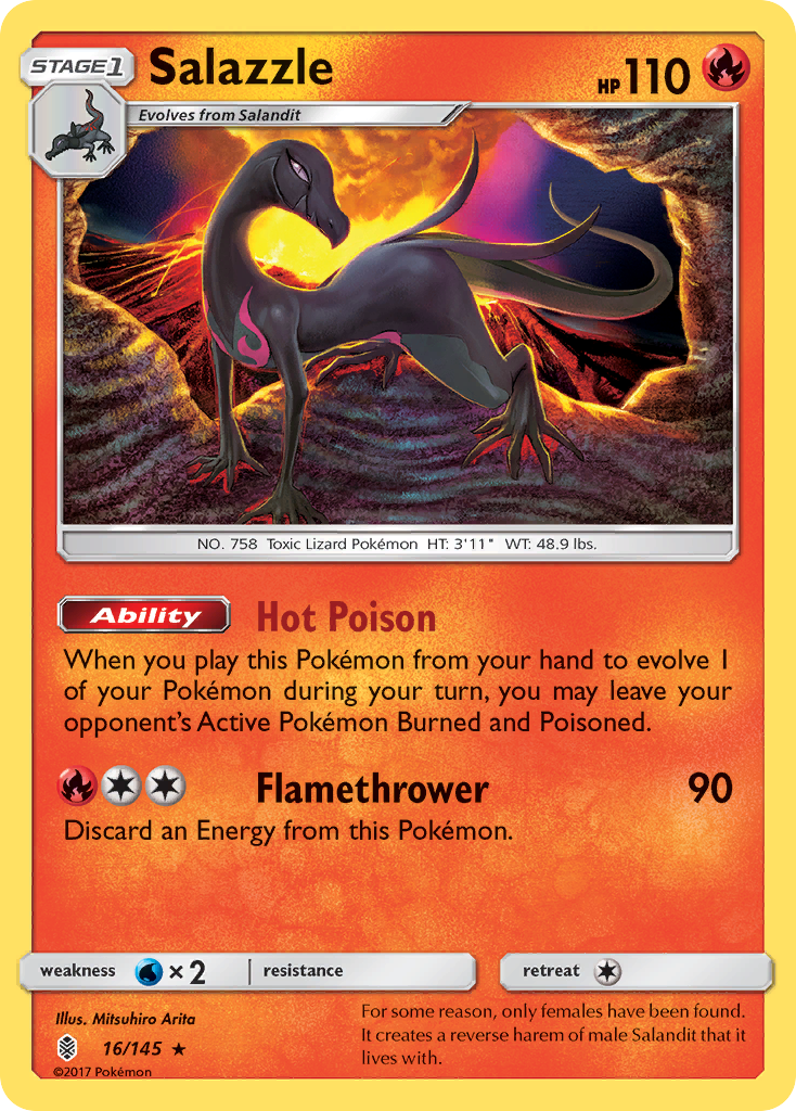 Salazzle — Guardians Rising #016 / 145