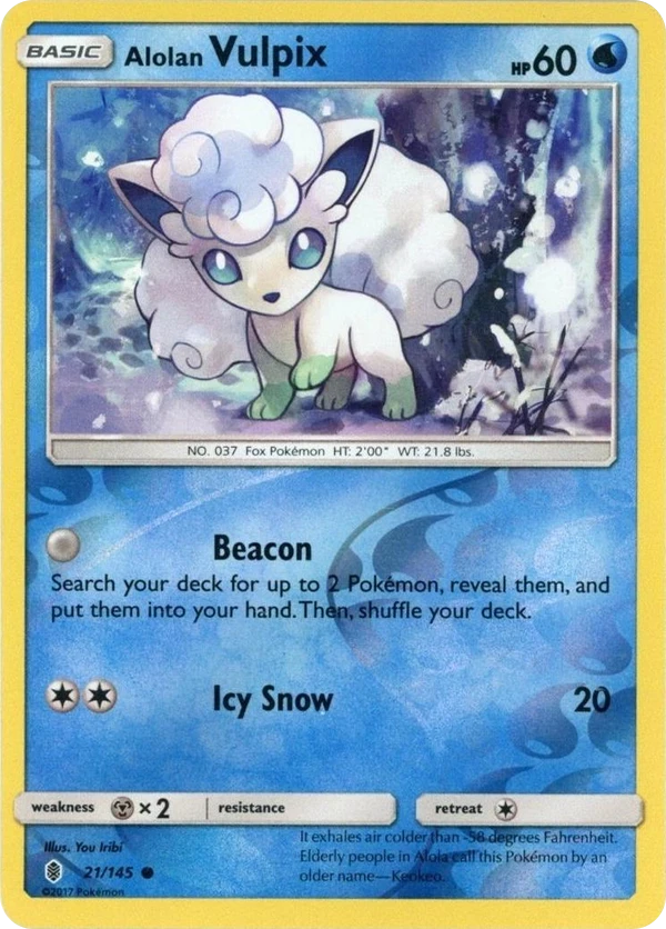 Alolan Vulpix — Guardians Rising #021 / 145