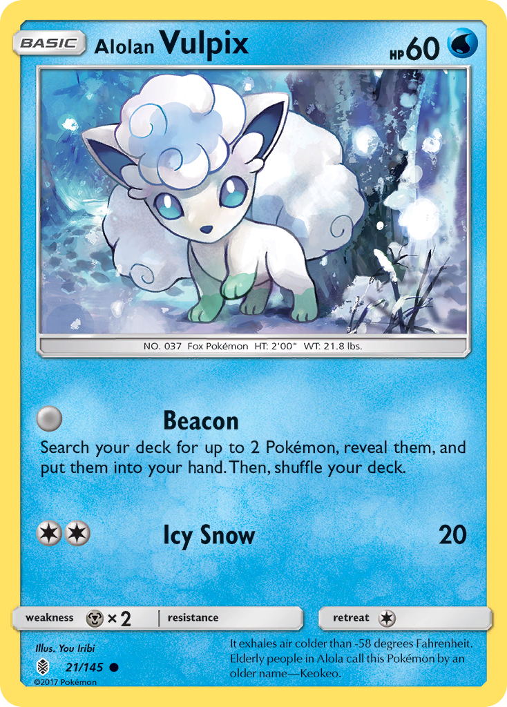 Alolan Vulpix — Guardians Rising #021 / 145