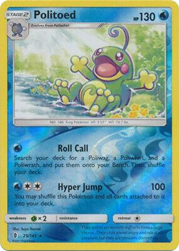 Politoed — Guardians Rising #025 / 145