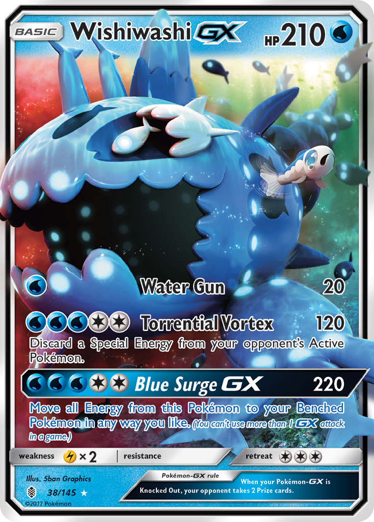 Wishiwashi-GX — Guardians Rising #038 / 145