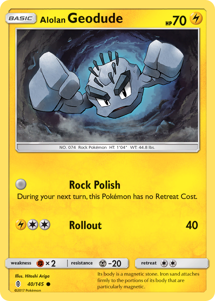 Alolan Geodude — Guardians Rising #040 / 145