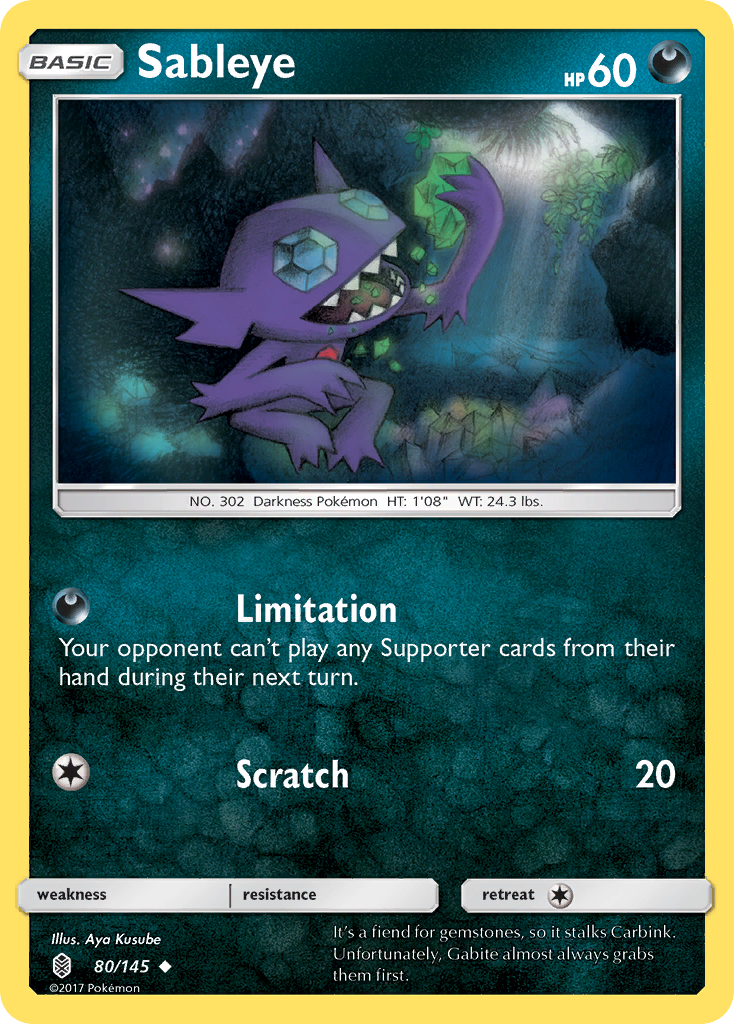 Sableye — Guardians Rising #080 / 145
