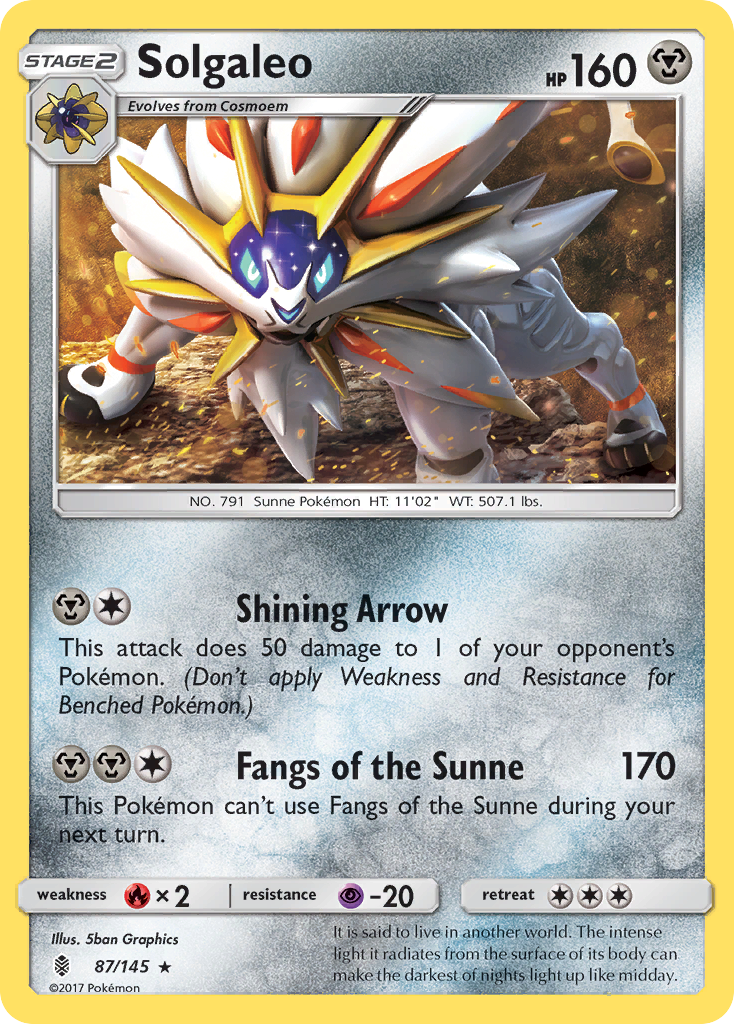 Solgaleo — Guardians Rising #087 / 145