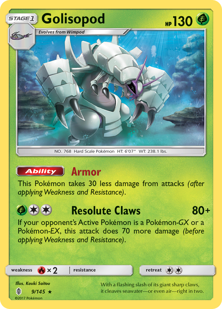 Golisopod — Guardians Rising #009 / 145