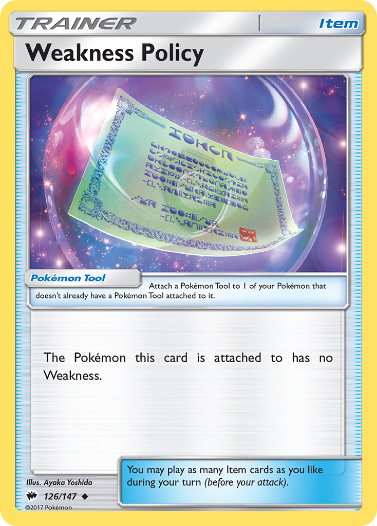 Weakness Policy — Burning Shadows #126 / 147