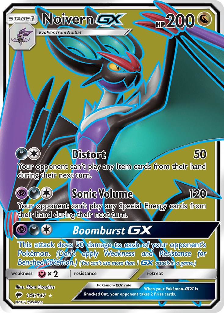 Noivern-GX — Burning Shadows #141 / 147