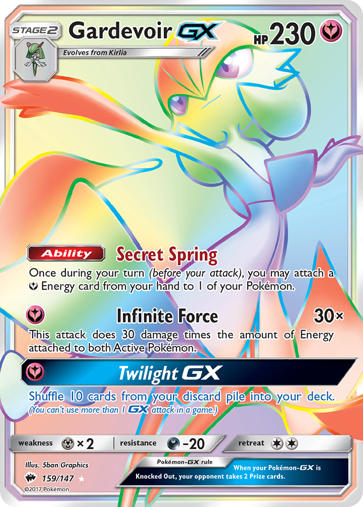 Gardevoir-GX — Burning Shadows #159 / 147