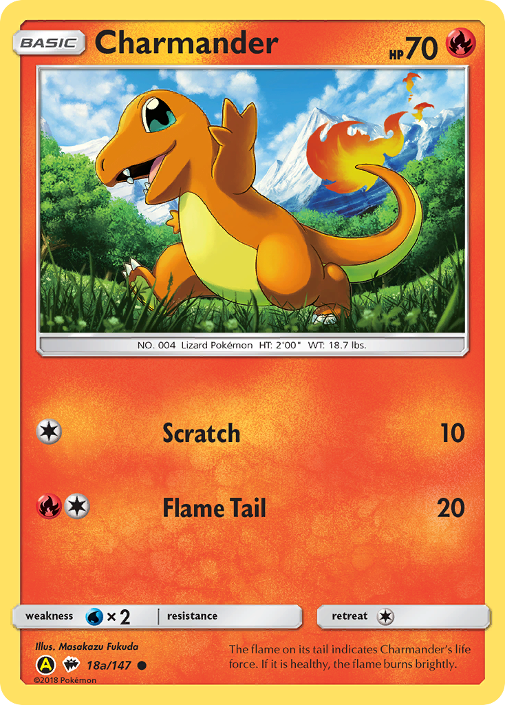 Charmander — Burning Shadows #018 / 147