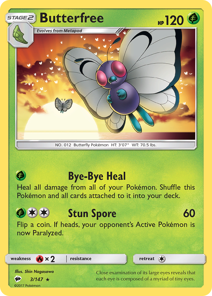 Butterfree — Burning Shadows #003 / 147