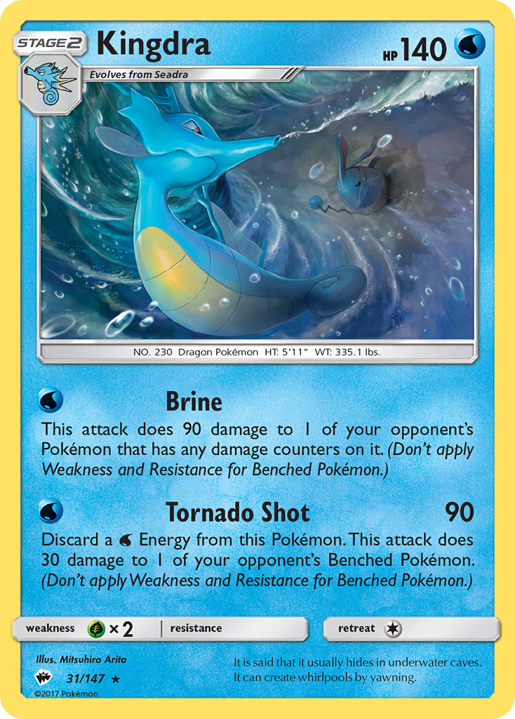 Kingdra — Burning Shadows #031 / 147