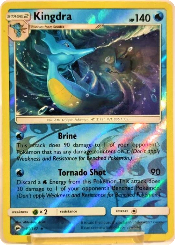 Kingdra — Burning Shadows #031 / 147