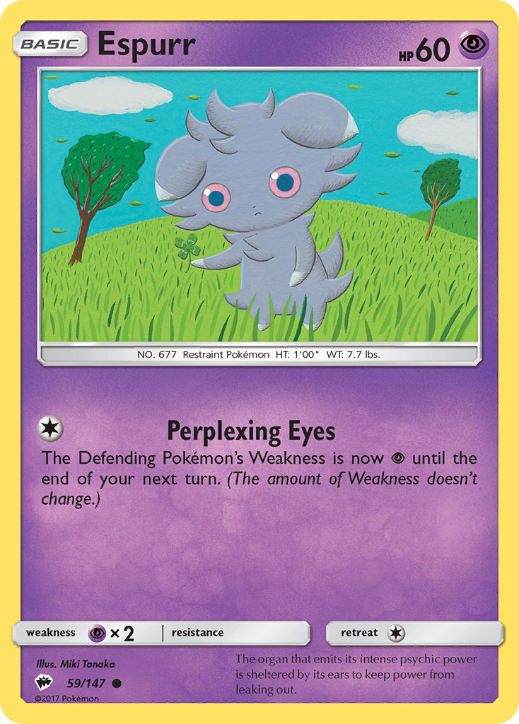 Espurr — Burning Shadows #059 / 147