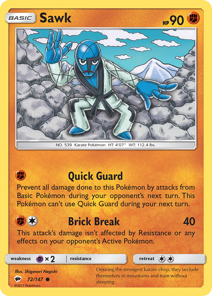 Sawk — Burning Shadows #072 / 147