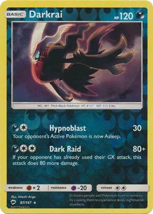 Darkrai — Burning Shadows #087 / 147