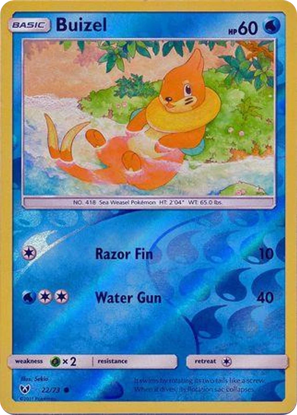 Buizel — Shining Legends #022 / 73