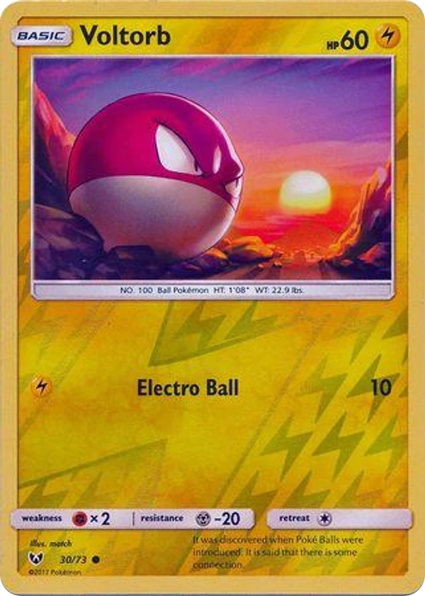 Voltorb — Shining Legends #030 / 73