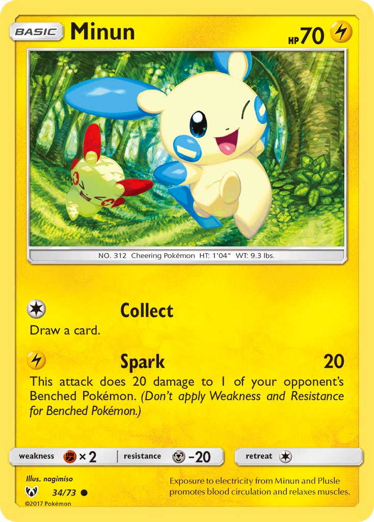 Minun — Shining Legends #034 / 73