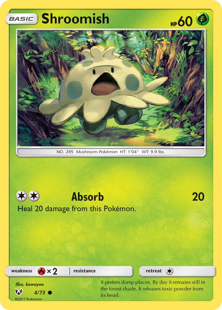 Shroomish — Shining Legends #004 / 73