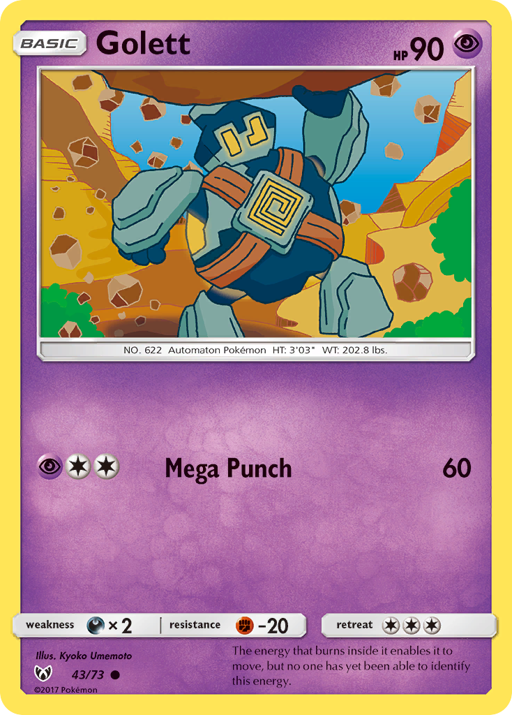 Golett — Shining Legends #043 / 73