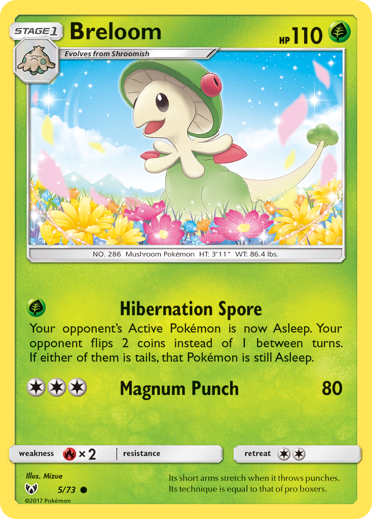Breloom — Shining Legends #005 / 73