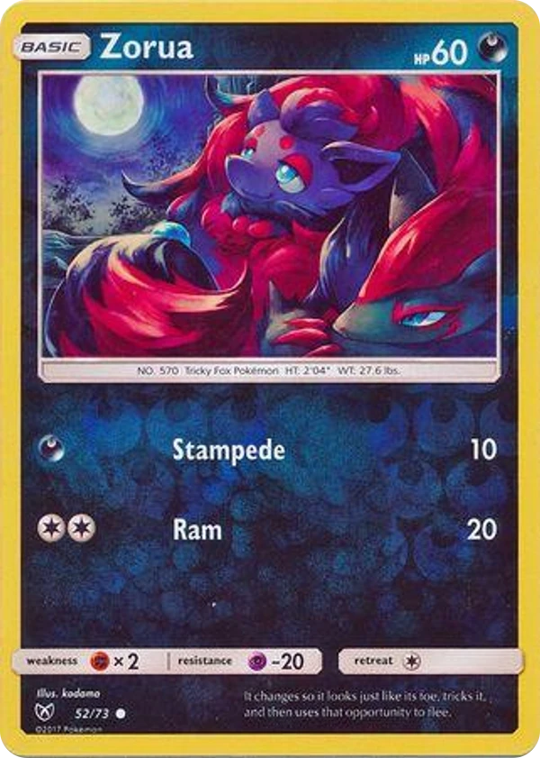 Zorua — Shining Legends #052 / 73