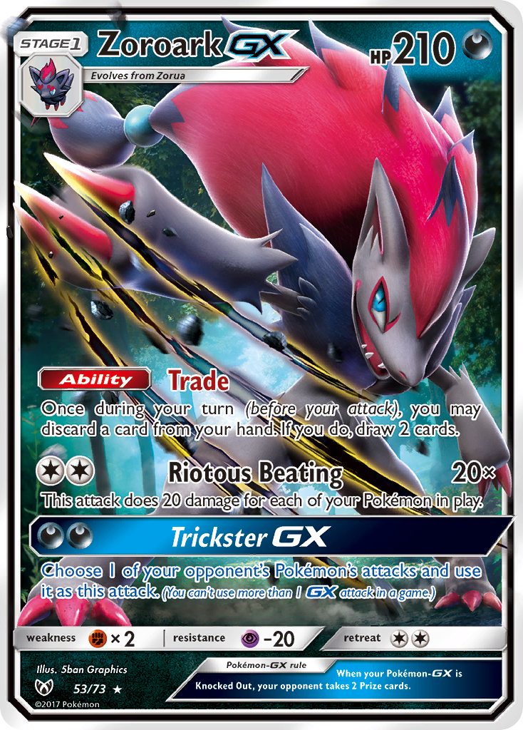 Zoroark-GX — Shining Legends #053 / 73