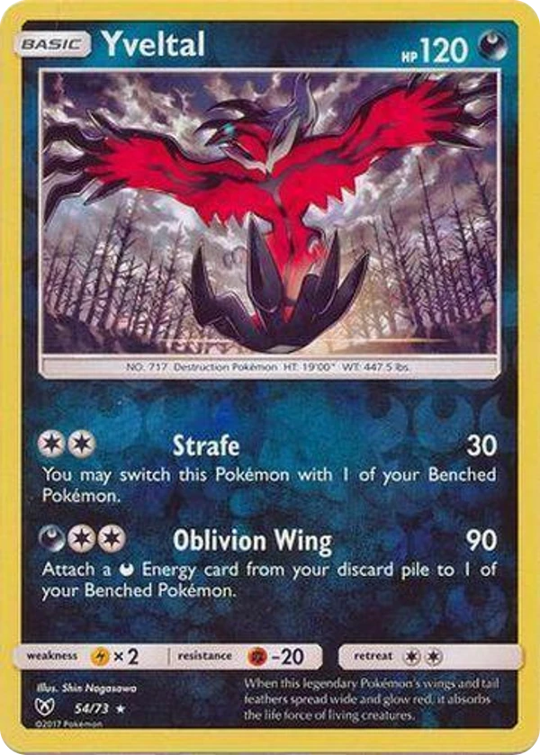 Yveltal — Shining Legends #054 / 73
