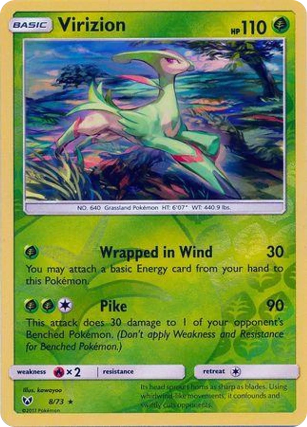 Virizion — Shining Legends #008 / 73